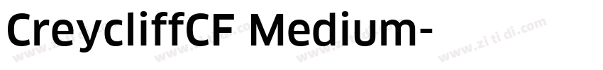 CreycliffCF Medium字体转换